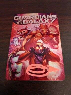 Guardians of the galaxy Marvel Sajad shah metal card Signed with COA